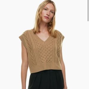 Aritzia Emporia Vest Camel